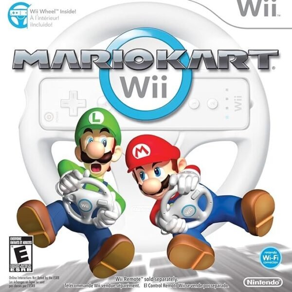 Mario Kart Wii with Wii Wheel - WII
