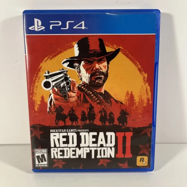 Red Dead Redemption 2 (Sony PlayStation 4, 2018) Game Case Map - Tested
