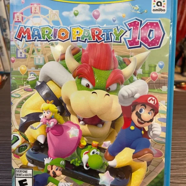 Mario Party 10 (Wii U, 2015) Blue Label - Very Good - CIB - Perfect Disc!