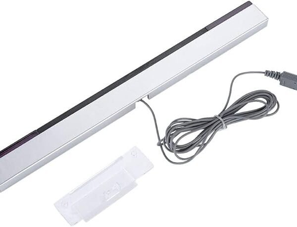 Wii Sensor Bar, Wired Infrared Sensor Bar IR Signal Ray Sensor Bar for Nintendo Wii and Wii U Console