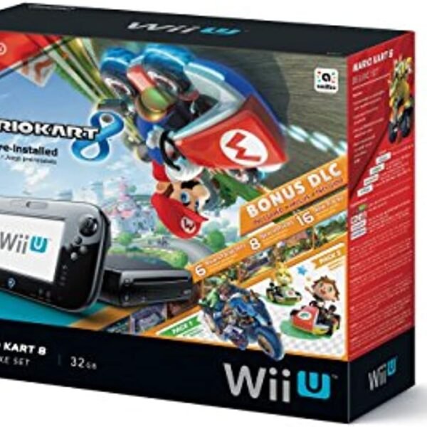 Nintendo Mario Kart 8 Wii U Deluxe Bundle w/ DLCs Included - Mario Kart 8 Edition