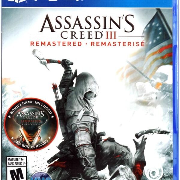 Assassin's Creed III: Remastered - PlayStation 4 - Disc Edition