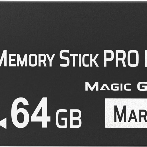 PSP 64GB Memory Stick Pro Duo, High-Speed Memory Stick Duo Compatible with PSP1000 2000 3000 Accessories and Digital Camera Memory Cards (64GB-Black)