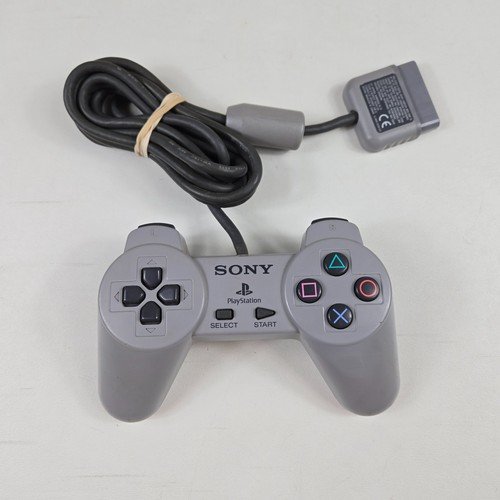 Sony PlayStation 1 PS1 OEM Gray Controller SCPH-1080 Tested Working Original