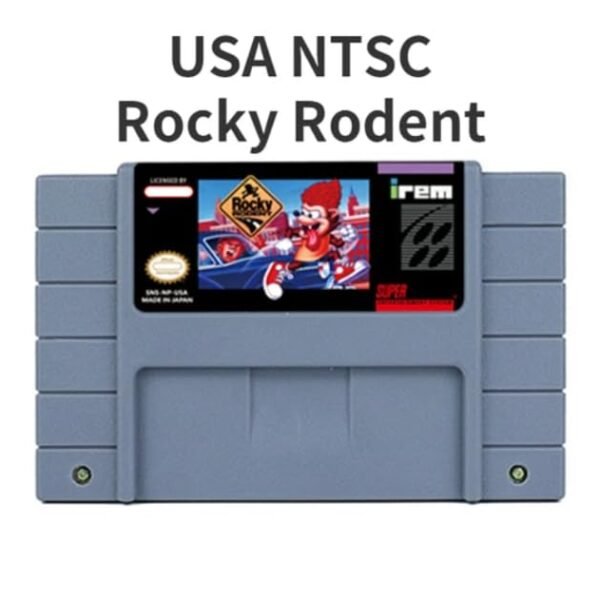 Rocky Rodent Action Game for SNES 16 Bit