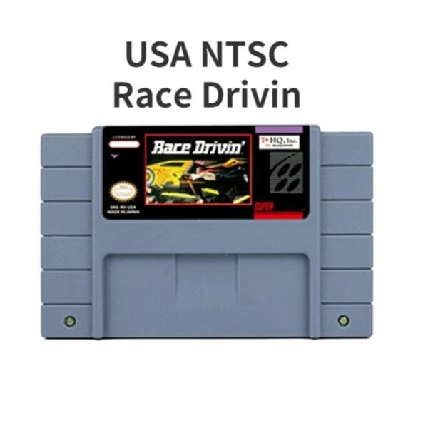 Race Drivin Action Game for SNES 16 Bit