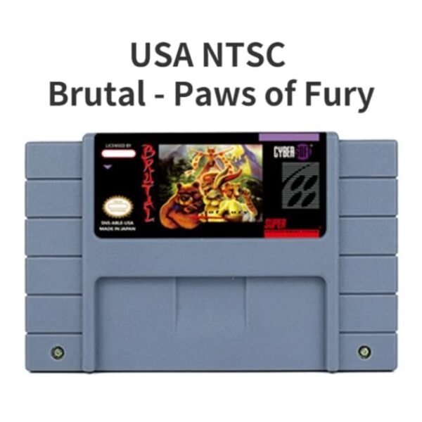 Brutal - Paws of Fury Action Game for SNES