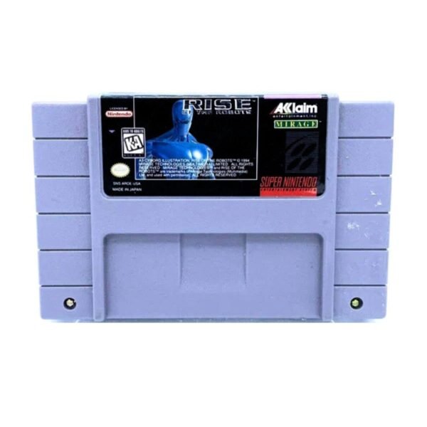 Rise of the Robots Video Game Cartridge for SNES 16 Bit