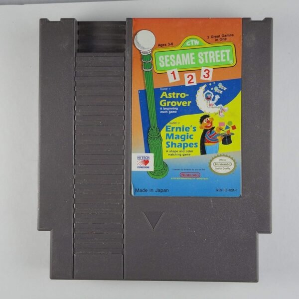 Sesame Street 1 2 3 NES