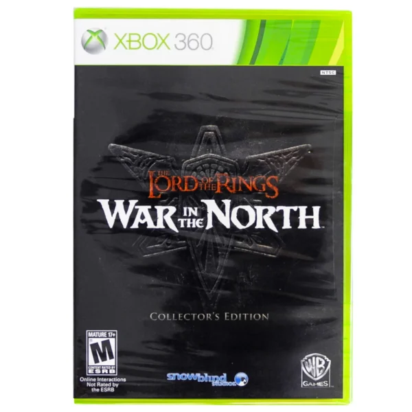 Xbox 360 Lord of Ring War in the North Collector Edition